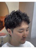 渋谷スパイキーショートパーマルーズパーマショートヘアマレット