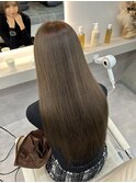 【aloa登戸】ニュアンスベージュカラー×髪質改善トリートメント