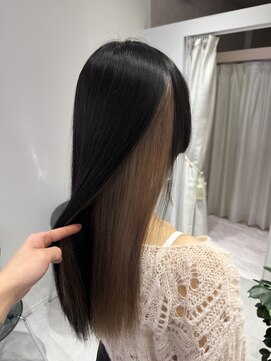 プライズ 成増店(prize) インナーカラー×ベージュダブルカラー成増