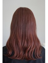 ノートエートル 西金沢(Nought etre)&nbsp;ピンクブラウン/ツヤ髪スタイル/ハイトーンカラー