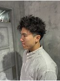 スパイキーピンパーマ