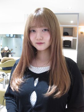 アース 高円寺店(HAIR & MAKE EARTH) レイヤー×ミルクティーベージュ 【@mppp_32485】