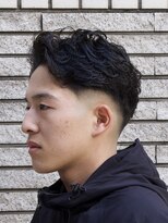 ザバーバー 渋谷(THE BARBER)&nbsp;スキンフェード×パーマ　バーバー/渋谷バーバー/メンズヘア