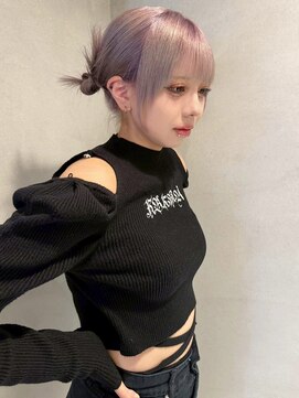 ペレ 梅田(PELE) イメチェン/ピンクベージュ/アンブレラカラー/前髪/梅田