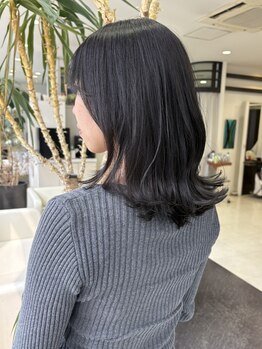 プランタン フォー ヘアー(printemps FOR HAIR)の写真/【盛岡/映画館通り】やわらかく透ける、ブリーチなしの透明感カラー。