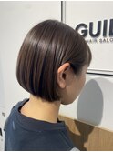 耳かけ美人ショートボブ