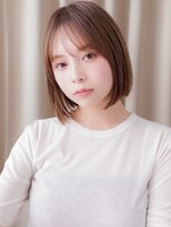 カバーヘアアンドスパ ブリス 浦和(COVER HAIR&SPA bliss) ミルクティーブロンド12トーン大人美人耳掛けボブZ浦和20代30代