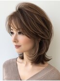 白髪ぼかし/脱白髪染め/グレージュ