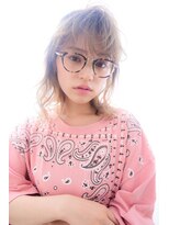 アリー 原宿 表参道(ALLY)&nbsp;[ALLY阿部]ミルクティーベージュ×シースルーバング