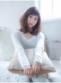 素髪っぽいエアリーカール