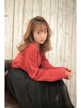 ヘアーアンドメイク アズール 志木店(Hair&Make Azur) 【Azur志木店】シースルーバングで小顔ひし形レイヤースタイル
