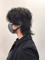 ウィルゴ(VIRGO) 黒髪ミディアムロングマッシュウルフ