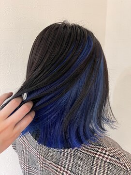 アプリバイリアン 浦和2号店(appri by Rien) ブルーインナーカラー