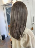 ブリーチなし くすみベージュ