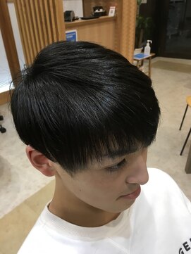 ヘアサロンアンドヘアメイクディー(hair salon hair make D) 全国空手選手権出場記念 マッシュショート ファイターｓｔｙｌｅ