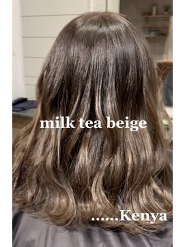 ソーエン バイ ヘッドライト 熊本店(soen by HEADLIGHT) シアーカラー×ミルクティーベージュ