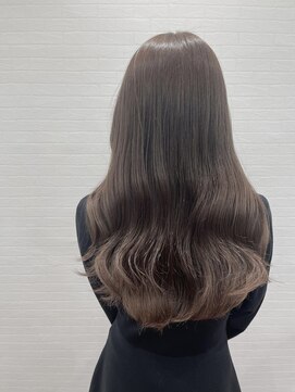 グランルッソ 岡山イオン前(GRAN LUSSO) 天使の艶カラー　ラベンダーグレージュ