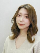 アース 三田南ウッディタウン店(HAIR&MAKE EARTH) 韓国風ムルギョル巻きロング
