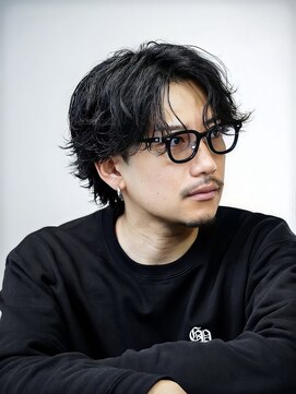 メンズサロン ゴールド 名古屋(GOALD) 大人ミディアムスパイラル　ビジネス　パーマヘア