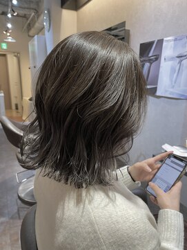 エイル 西梅田(eyl) シークレットハイライト × 暗髪グレージュ ☆