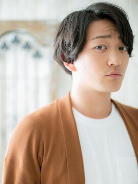 グルーミングサロン バーバー キャッスル 北浦和西口(Grooming salon Barber Castle) 七三サイドパートで旬顔！前髪パーマオシャレマッシュT北浦和