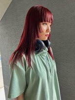 アルカナ 明治神宮前原宿(ARCANA) 斜めバンググレージュカラーデザインカラー　シルキーベージュ　