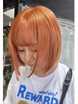 ヘアーアンドメイク ビス(HAIR&MAKE bis)&nbsp;コーラルサーモンカラー♪【多田　華歌】