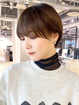 アイティーバイアルバム 藤沢店(IT by ALBUM) ブラウンショート_エアリーロングピンクブラウン_ba470221