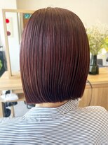 クラップス オル 金沢八景(CLAPS Ore)&nbsp;ダブルカラーミルクティーベージュカラーケアブリーチ韓国ボブ