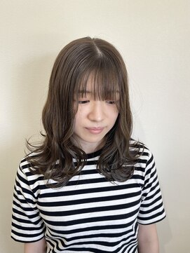 ヘアステーションフラット(HAIR STATION FLAT) 暗めオリーブベージュ