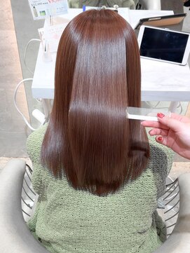 ロンド ブランシュ 錦糸町北口(Lond blanche) 前髪アンブレラカラーこなれミディイメチェンウェーブパーマ