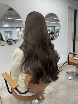 ロンド 岐阜(Rondo) キャメルベージュ×レイヤーカット