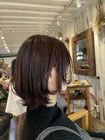 カリラ(CAOLILA) チェリーレッド×レイヤースタイル