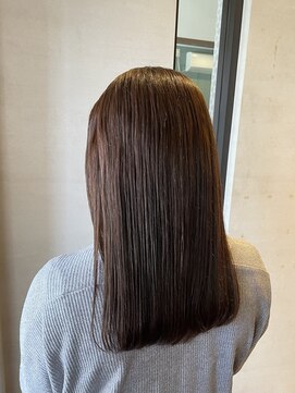 ココカラヘアー ニコ(cococara hair nico) ロング/オレンジブラウン/ストレート