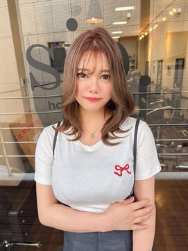 シオ ヘアー デザイン(Sio. hair design) 王道ミルクティーベージュ！