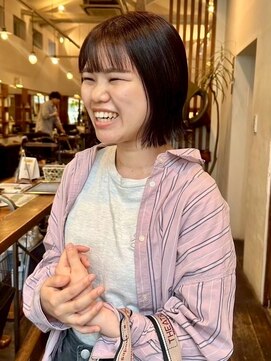 モク 大阪梅田店(MOK) 【夏前】切りっぱなしボブ