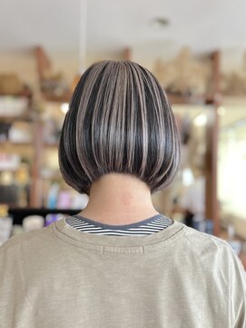 スタジオフィット(STUDIO FITTO) ★アンブレラカラー（グレージュ）ボブ★