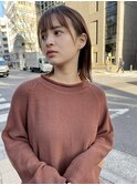 ココアベージュ/オリーブグレー/小顔[銀座]