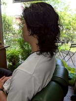 ナンバーエイト(number eight)&nbsp;20代３０代メンズカットメンズヘア◆ミディアムスパイラルパーマ