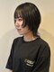 ノブレス ノアール(NOBLESSE NOIR)の写真/ショート派のあなたに試してほしい！頭の形を綺麗に魅せつつおしゃれが叶う★ショートウルフ/レイヤー