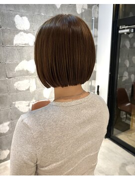 ソワ 四日市(soie) ◆切りっぱなしボブ/ブリーチなしカラー◆