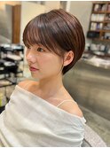 【ERI】似合わせ耳かけショート小顔カットシースルー前髪
