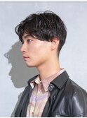 20代30代メンズツイストパーマ束感トラッドオシャレ感ショート