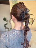 結婚式/ヘアアレンジ/お呼ばれ/横川