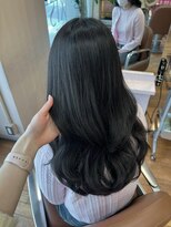 アクシス 栄店(`AXIS)&nbsp;森崎ワンホンレイヤー/ミルクティーブロンド/ダークブルー/栄