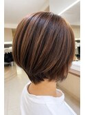 丸みショートボブ
