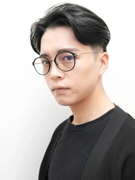 モリゲン フェローシップ レグ(MORIGEN fellowship REGU) メンズカットツーブロックセンターパートマッシュ0602