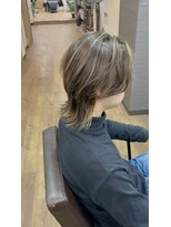 シェアサロンシエナ(share salon SCENA)&nbsp;ウルフカット×ハイライト