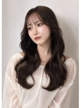 ベル 新宿(Belle) 大人ヘア　韓国ヘア　レイヤーカット　新宿　ベージュカラー