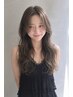 ［艶感UP］透明感カラー+美髪トリートメント￥7700